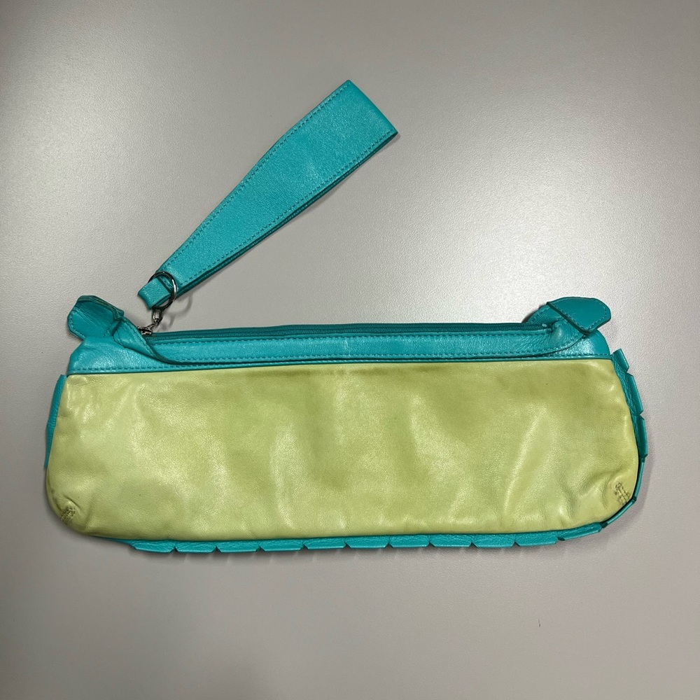 Janna Kruse Leather Wristlet Clutch